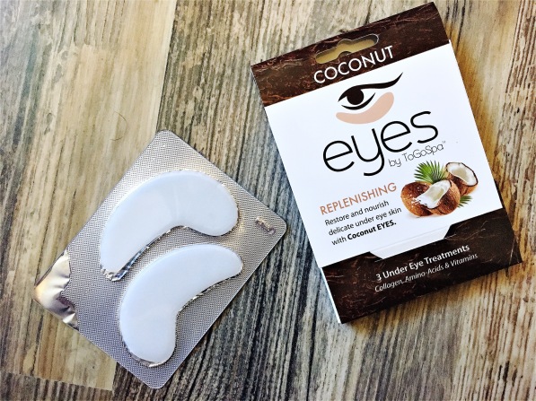 To go Spa coconut Eyes ice water eyes